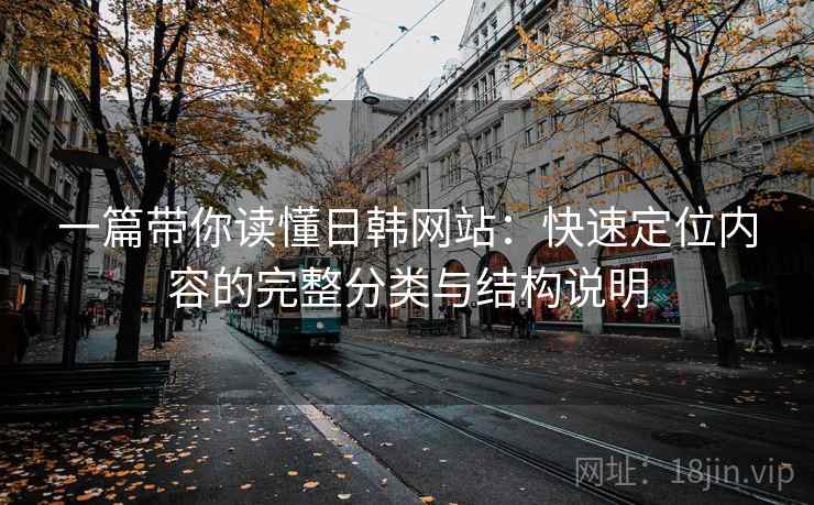 一篇带你读懂日韩网站：快速定位内容的完整分类与结构说明