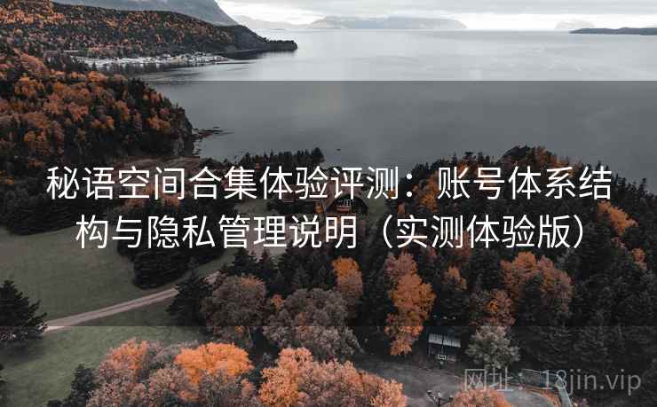 秘语空间合集体验评测：账号体系结构与隐私管理说明（实测体验版）
