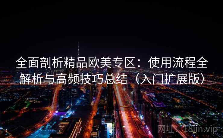 全面剖析精品欧美专区:使用流程全解析与高频技巧总结(入门扩展版) 全面剖析精品欧美专区:使用流程全解析与高频技巧总结(入门扩展版)